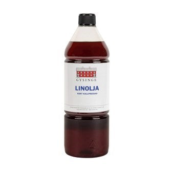 Linolja kokt kallpressad 1 l