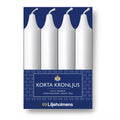 Korta Kronljus – Vit 135 mm)