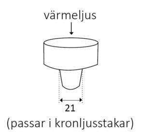 Ljushållare Adapter Överdel, Våges Smide