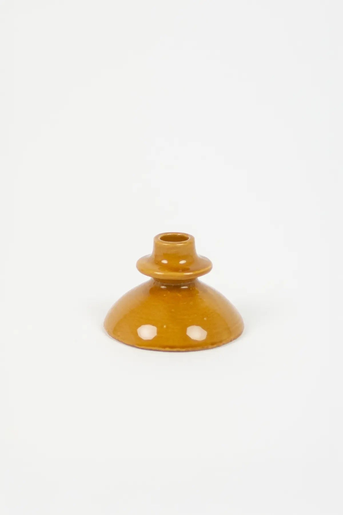 Chunky ljusstake – Senap – Olsson & Jensen