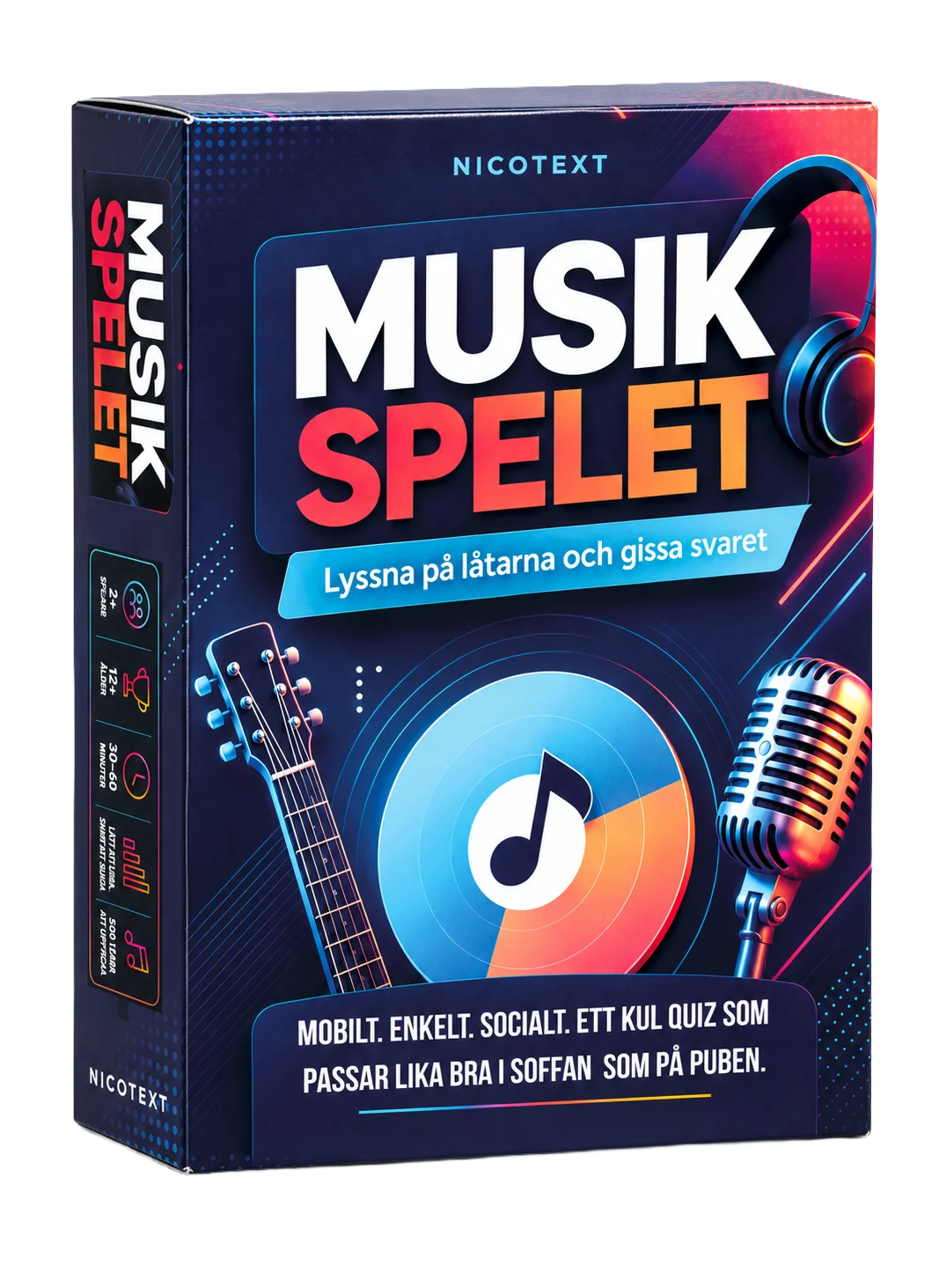 Musikspelet – Musikquiz från Nicotext