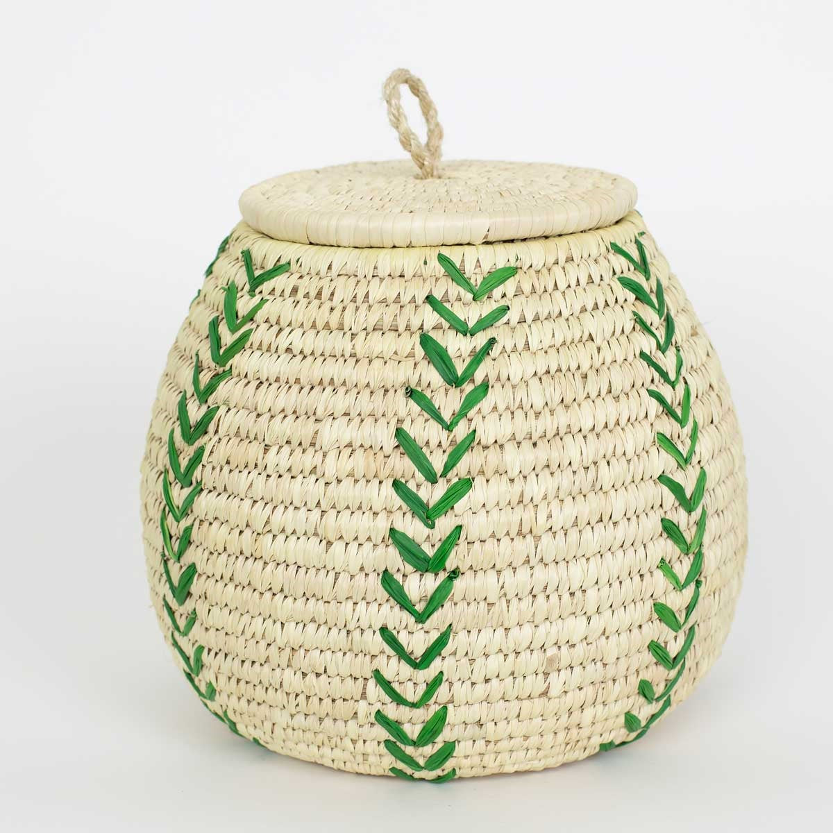 Palm Flower korg med lock