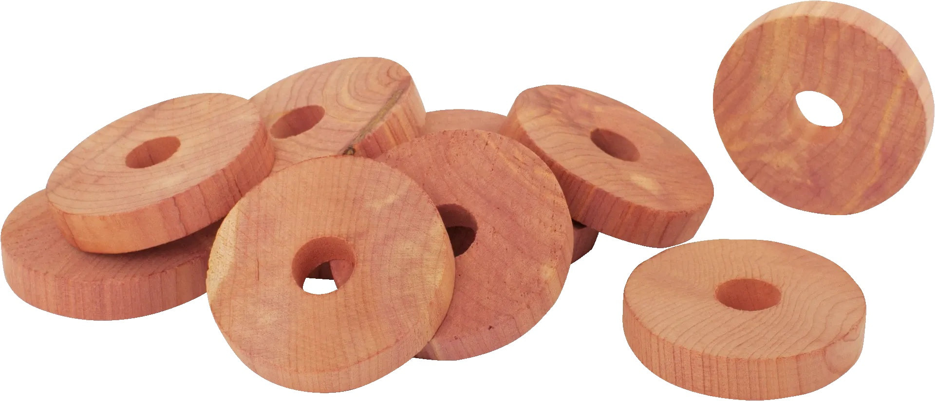 Cederträ-ringar för kläder – 10-pack