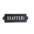 Skylt Skafferi i gjutjärn