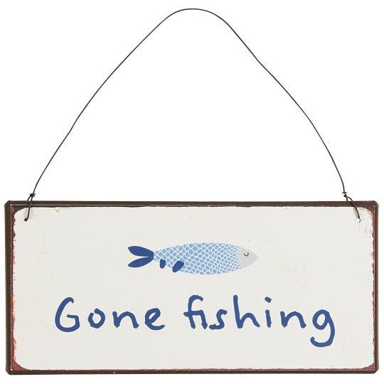 Skylt Gone Fishing