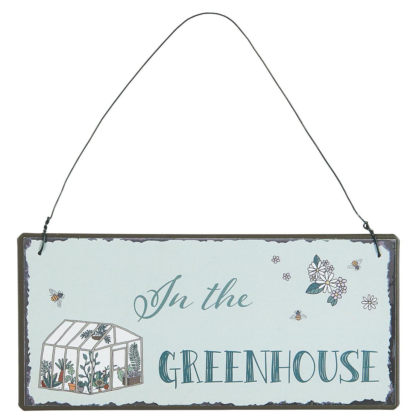 Skylt "In the Greenhous"