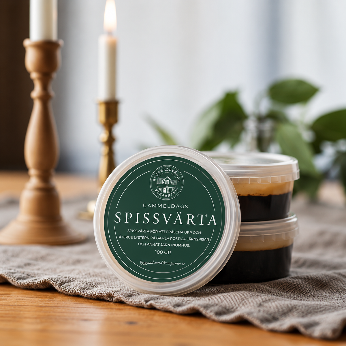 Spissvärta – gammeldags svärta för gjutjärn, 100 gr