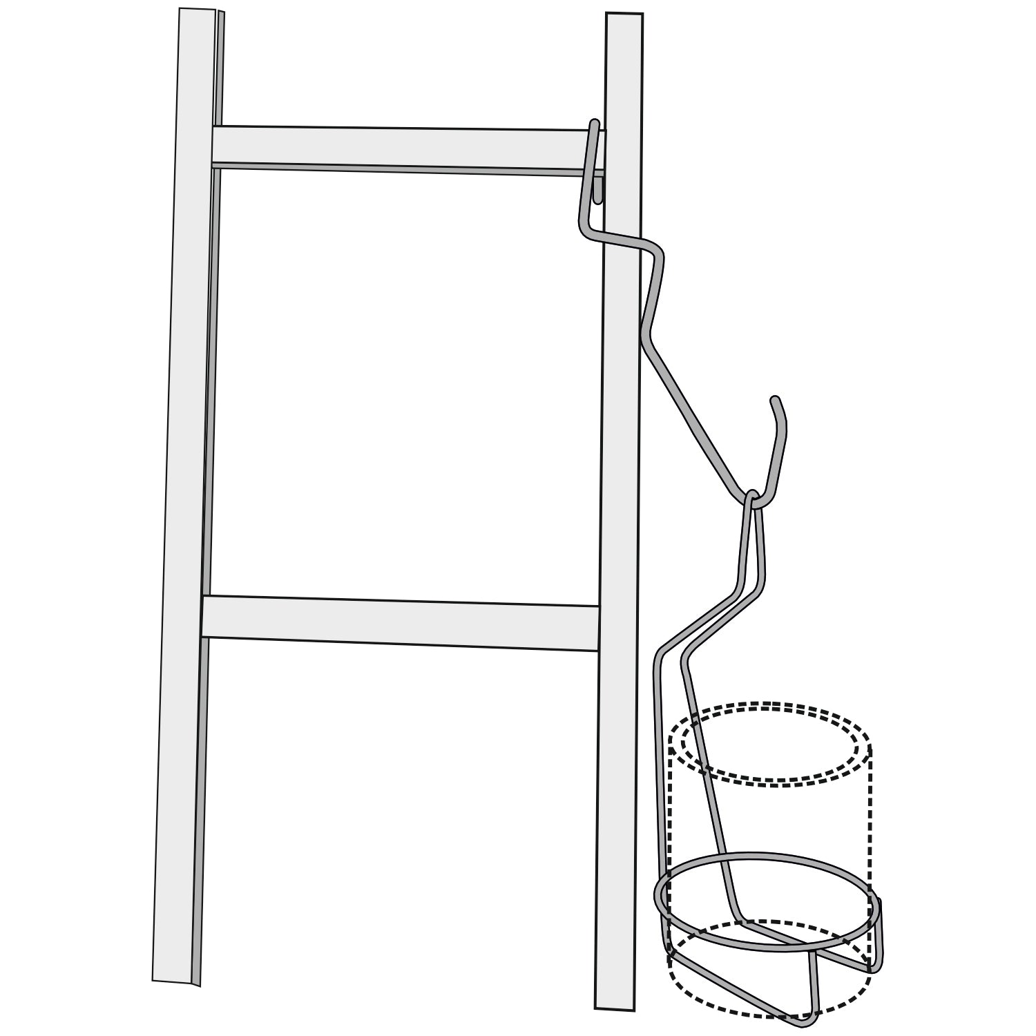 Stegkrok  & Burkhållare Speedheater