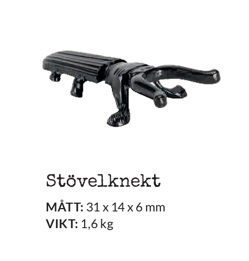 Stövelknekt i gjutjärn – Mölltorps Gjuteri