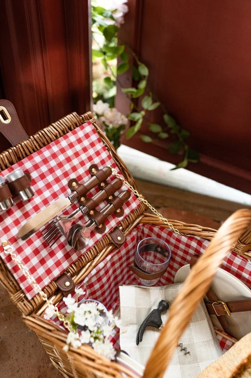 Strömshaga Picknickkorgset Barbro Röd