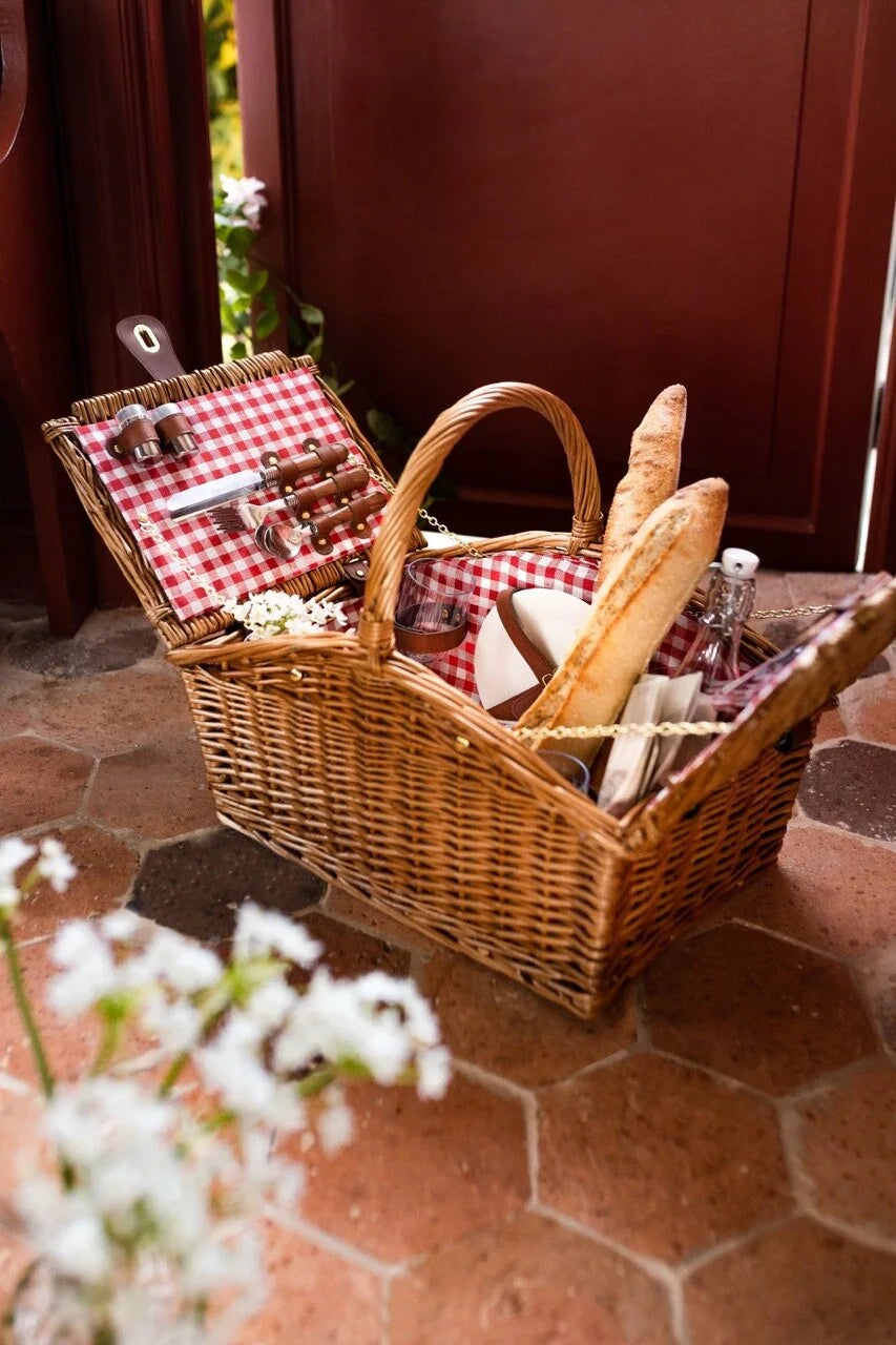 Strömshaga Picknickkorgset Barbro Röd