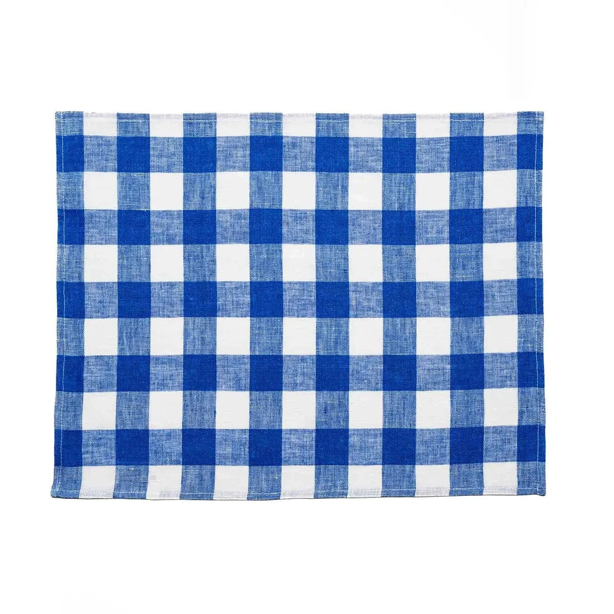 Bordstablett  Gingham – Blå/Vit