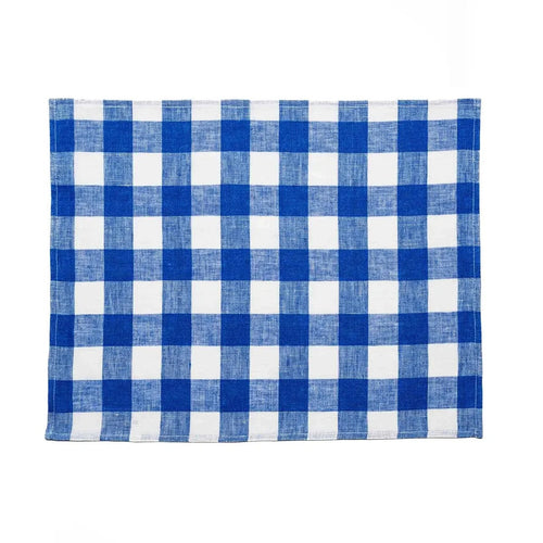 Bordstablett  Gingham – Blå/Vit