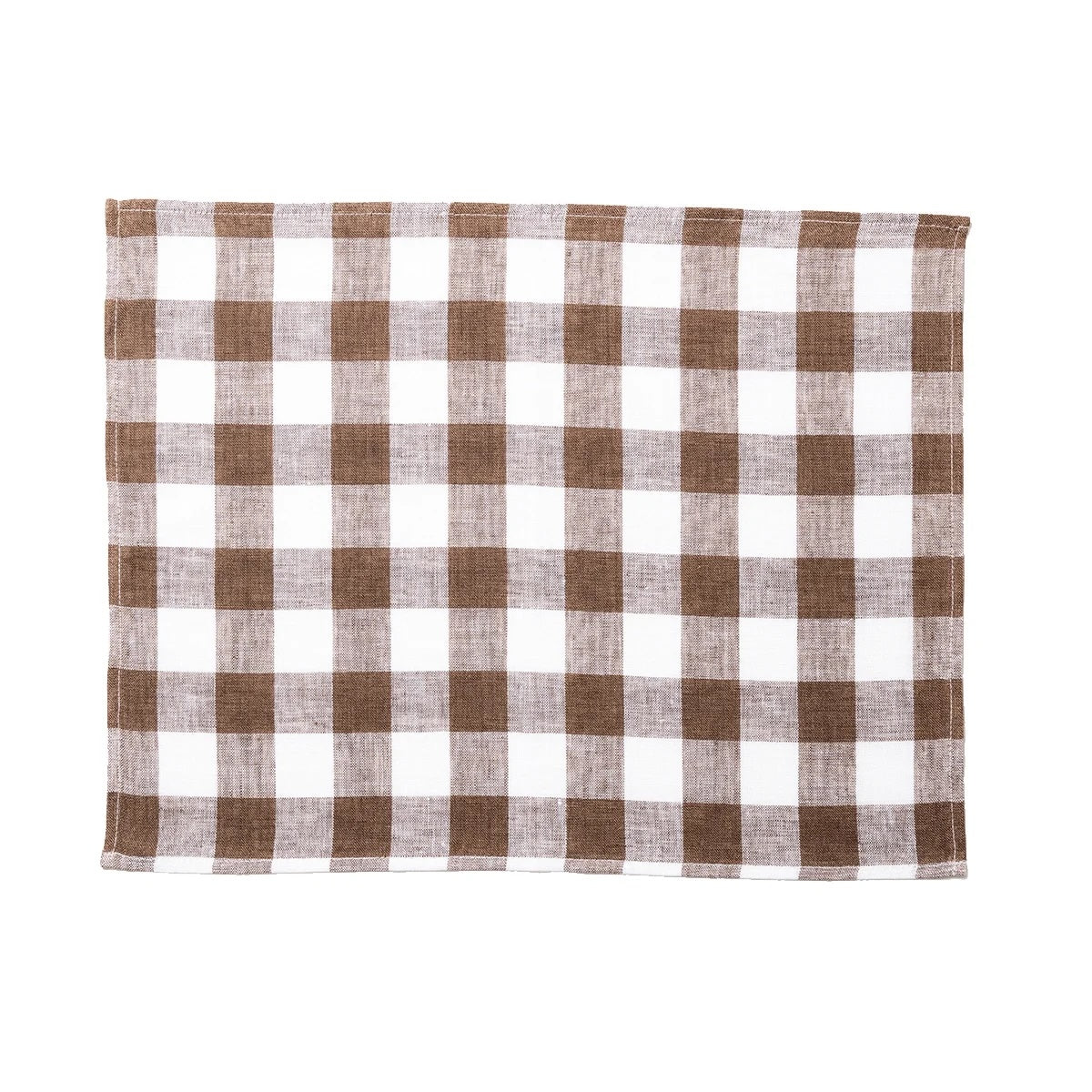 Bordstablett Gingham  – Brun/Vit