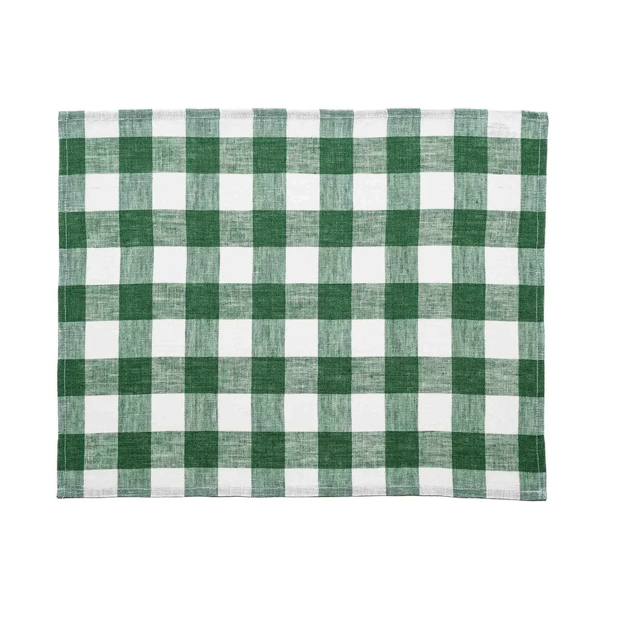 Bordstablett Gingham – Grön/Vit