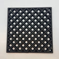 Ventilgaller, gjutjärn, 150x150 mm