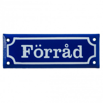 Emaljskylt Produktkategori: Skyltar. Köp hos Byggnadsvardskompaniet.se