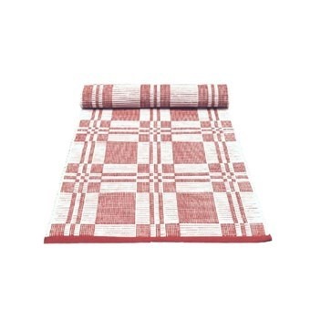 Glesripsmatta rutig röd/vit 60x350 Produktkategori: Mattor & Gardiner. Köp hos Byggnadsvardskompaniet.se