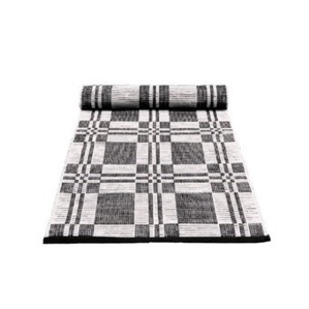 Glesripsmatta, svart-vitrutig Produktkategori: Mattor & Gardiner. Köp hos Byggnadsvardskompaniet.se