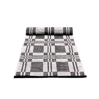 Glesripsmatta, svart-vitrutig Produktkategori: Mattor & Gardiner. Köp hos Byggnadsvardskompaniet.se