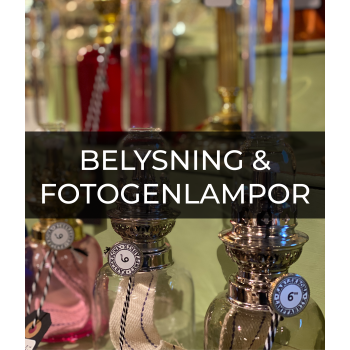 Belysning & Fotogenlampor