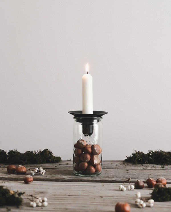 Ljushållare med Liten Glasburk Våges Produktkategori: Ljus. Köp hos Byggnadsvardskompaniet.se