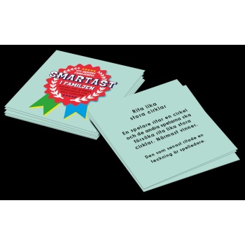 Smartast i familjen Spel Nicotext Produktkategori: Hemliv. Köp hos Byggnadsvardskompaniet.se